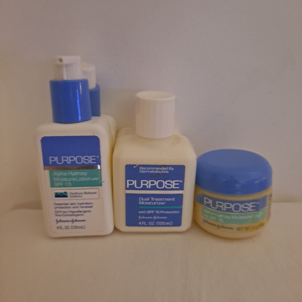 Purpose J&J Moisturizers Variety(5) Read Info